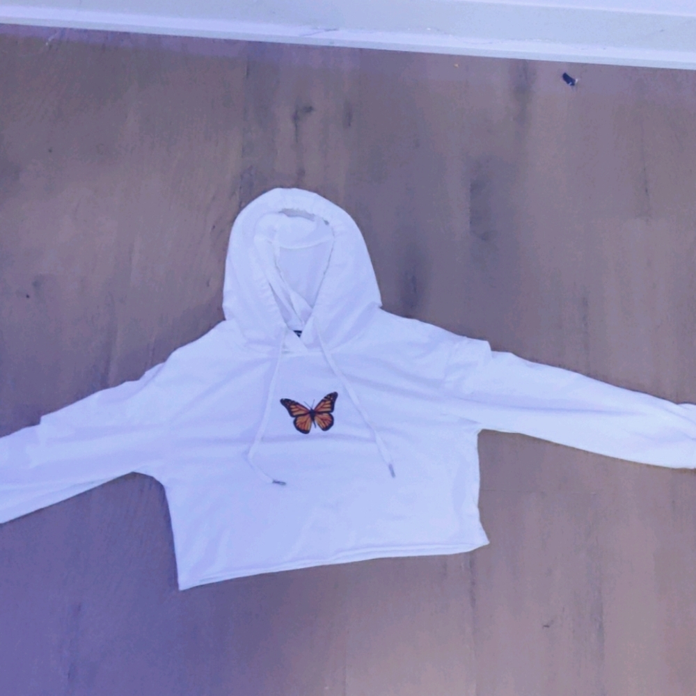 Cropped hoodie